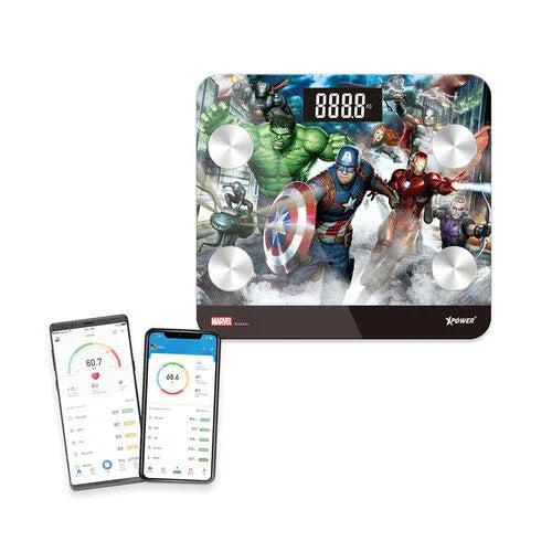 Xpower Marvel Smart Body Scale - Avengers - Tashqila Xpower Marvel Smart Body Scale - Avengers - Tashqila